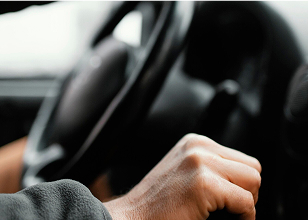 Dashboard with phone mount
